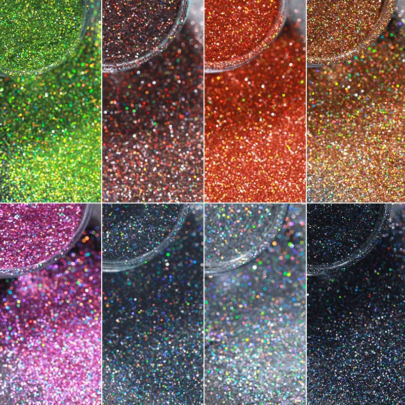 Aurora Magic Nail Powder Glitter para unhas