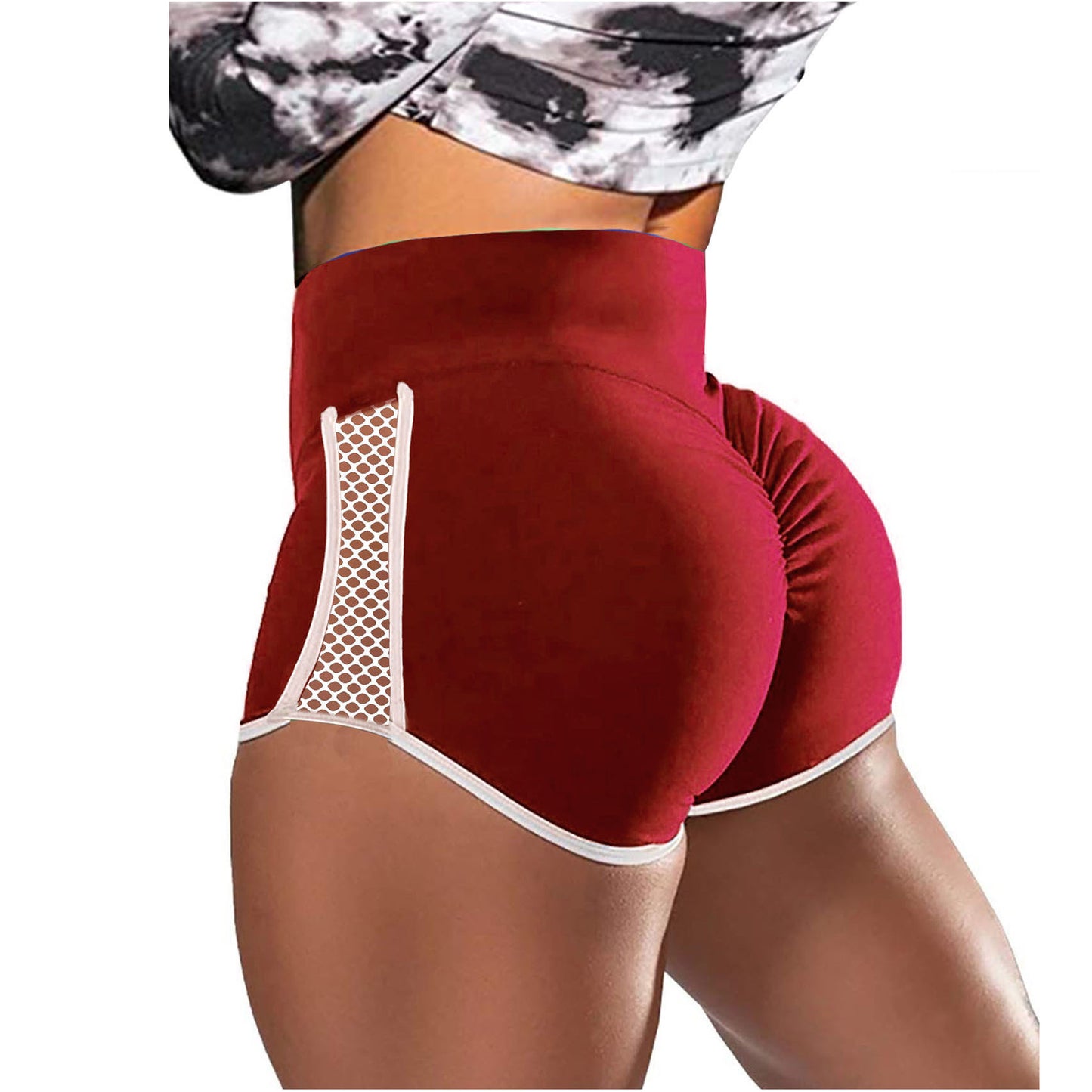 Shorts femininos com costura vazada
