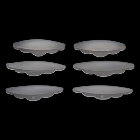 Almofadas de silicone para proteção de cílios