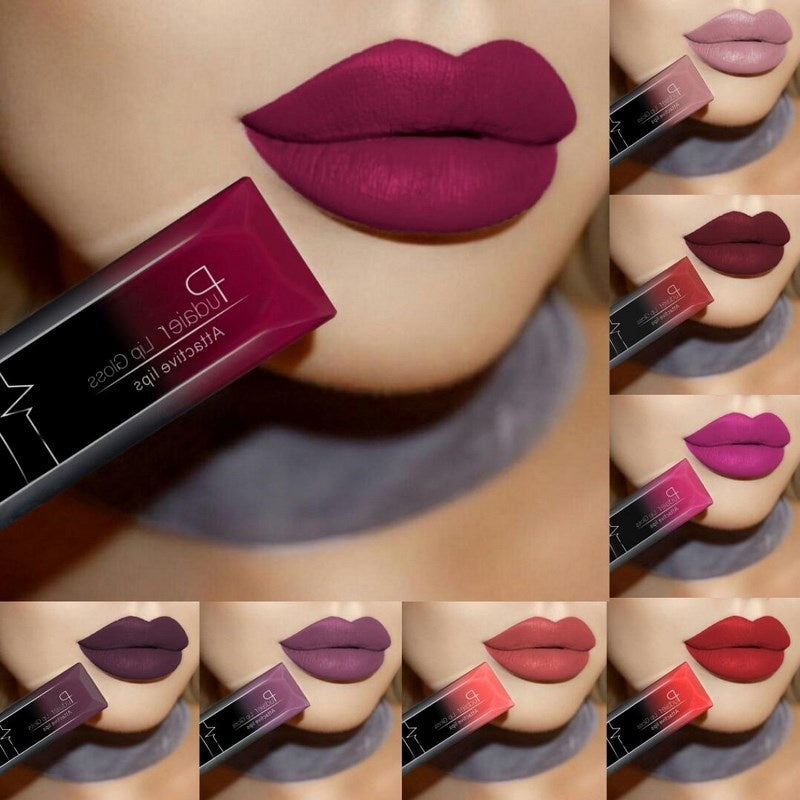 Maquiagem matte batom gloss labial matte