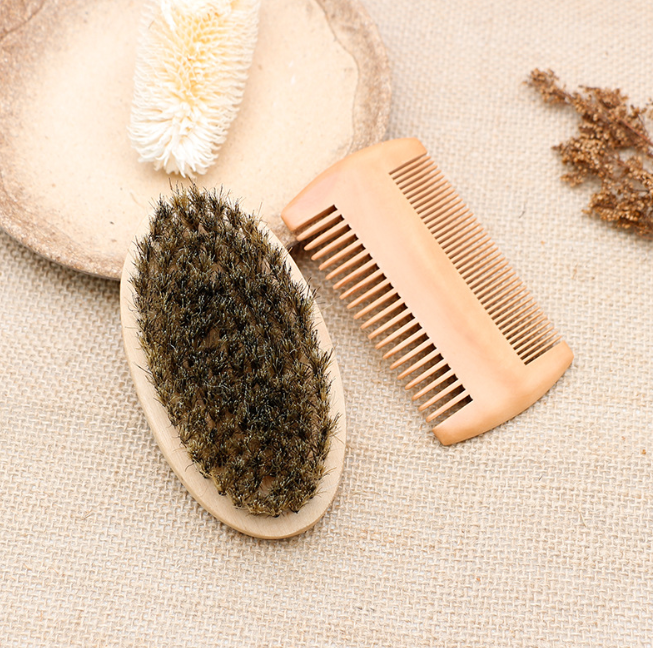 Conjunto de cuidados para barba masculina