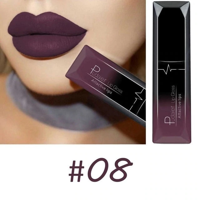 Maquiagem matte batom gloss labial matte
