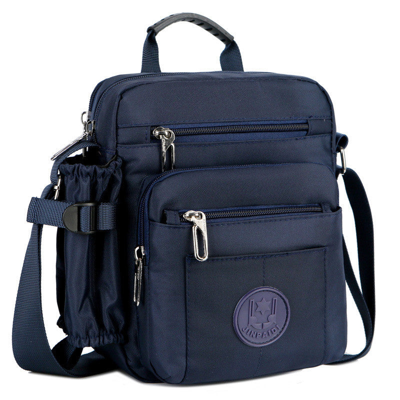 Bolsa de ombro mensageiro de nylon grande capacidade masculina