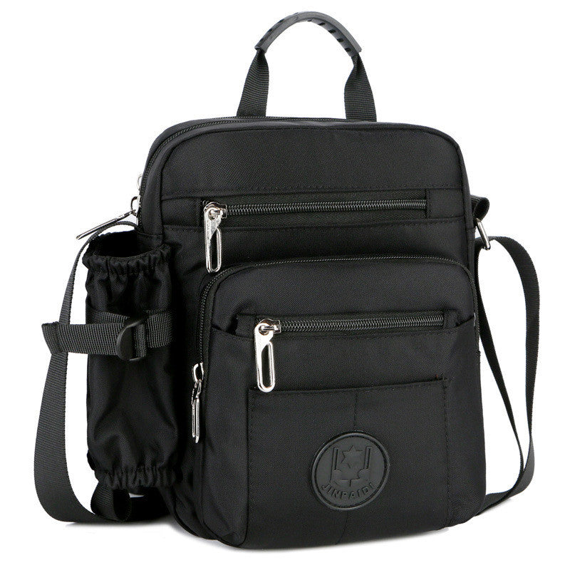 Bolsa de ombro mensageiro de nylon grande capacidade masculina