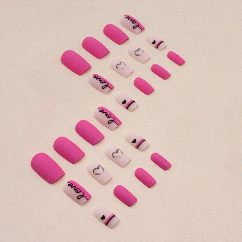 Manicure Dia dos Namorados Unhas Postiças Amor