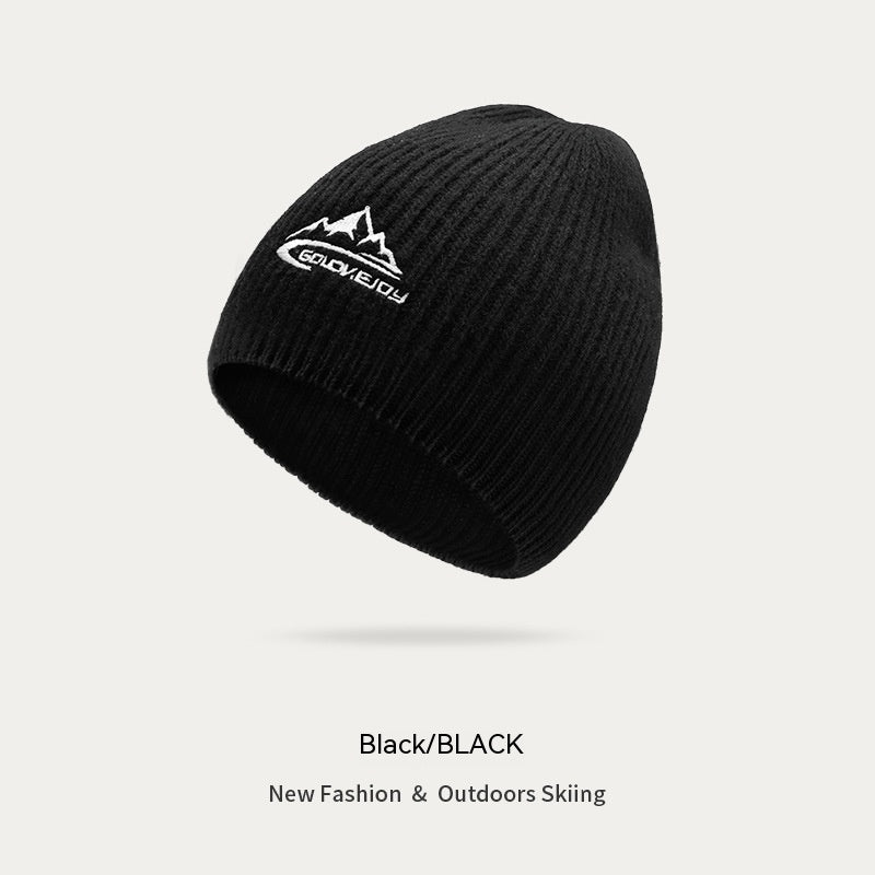Gorro de lã espessa para esquiar ao ar livre