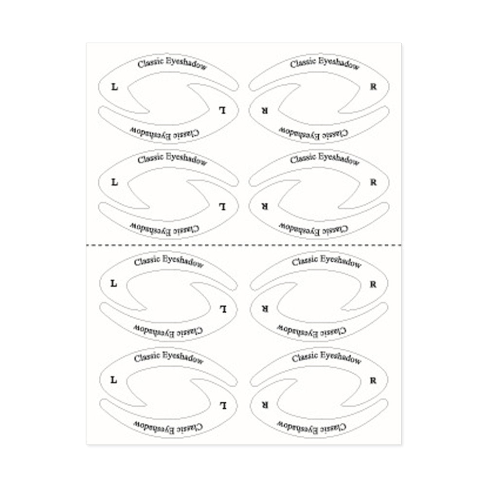 Adesivo de modelo de linha de sombra para os olhos