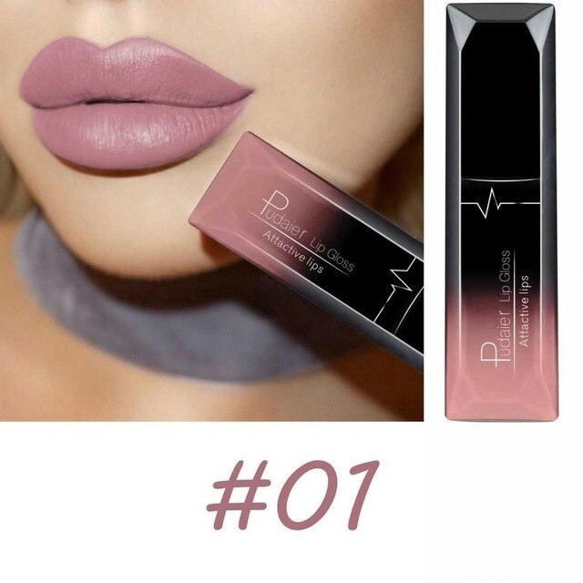Maquiagem matte batom gloss labial matte