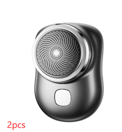 Mini barbeadores faciais portáteis sem fio barbeador elétrico recarregável USB molhado e seco indolor máquina de barbear de tamanho pequeno para homens