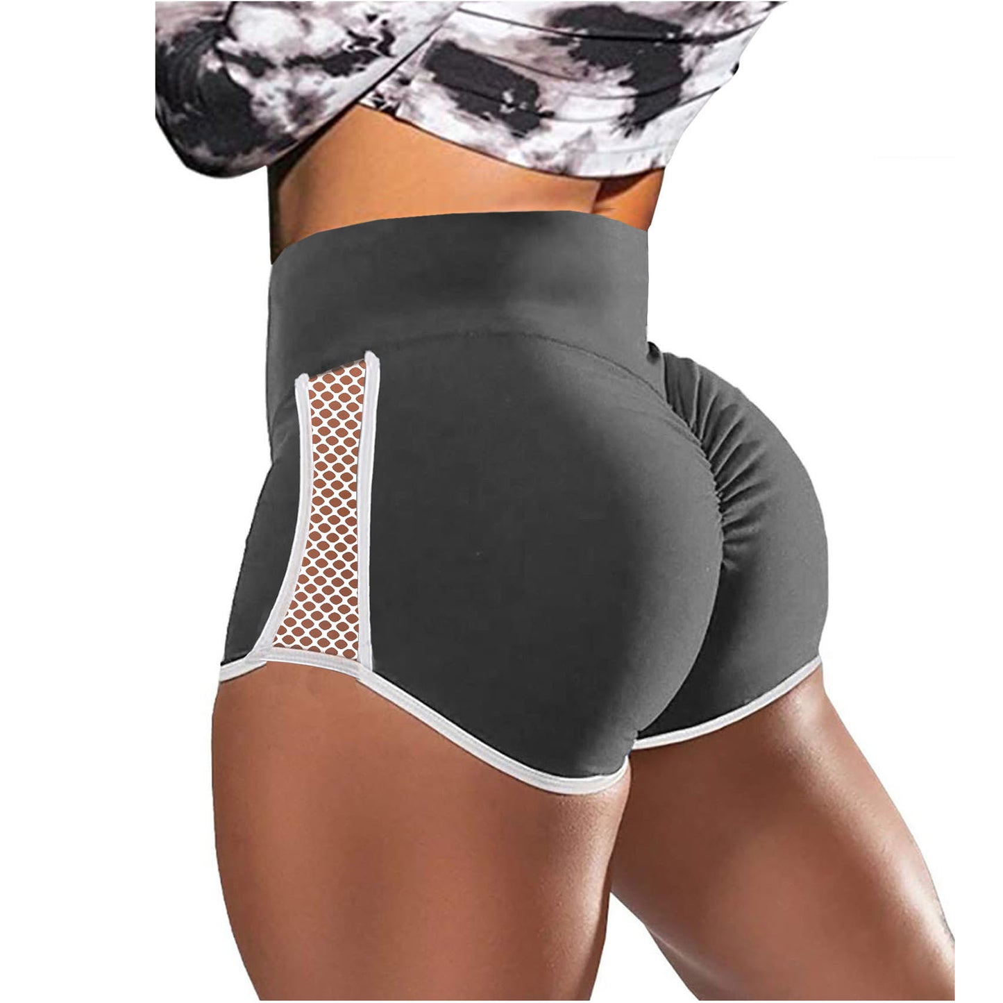 Shorts femininos com costura vazada