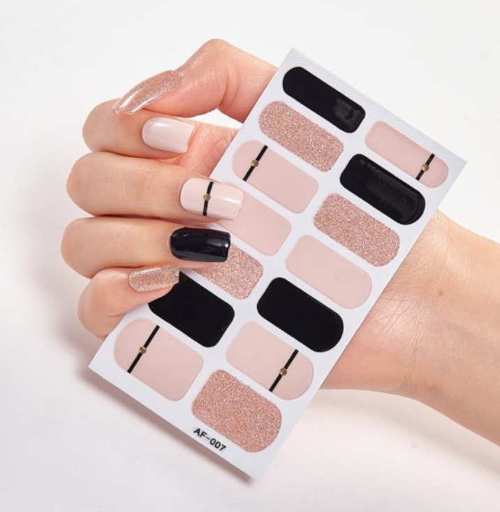 Adesivos para unhas, cola para esmaltes, adesivos para unhas completos