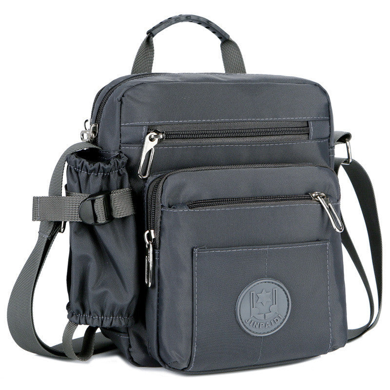 Bolsa de ombro mensageiro de nylon grande capacidade masculina