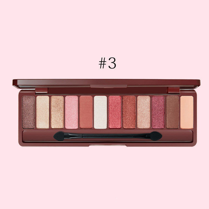 Paleta de sombras para iniciantes de 12 cores, maquiagem nude