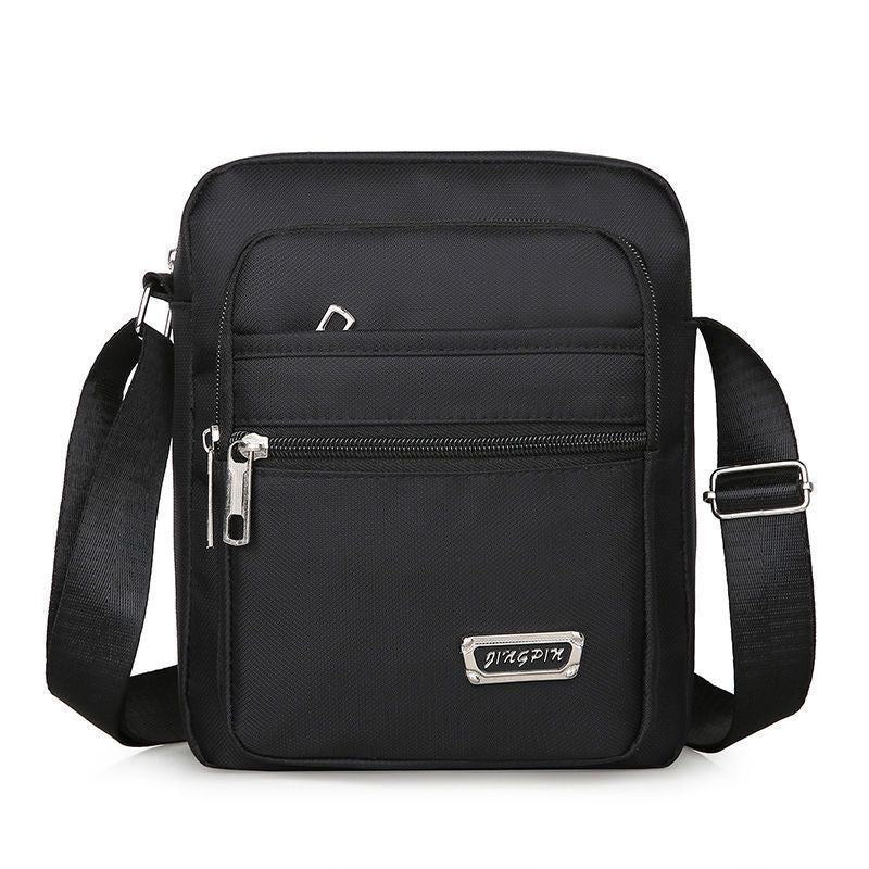 Bolsa de ombro transversal impermeável multicamadas de grande capacidade