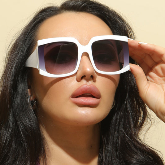 Gafas de sol cuadradas de montura grande Gafas de sol de tendencia de moda