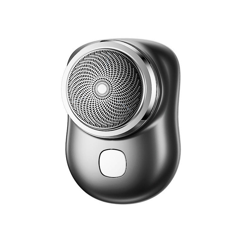 Mini barbeadores faciais portáteis sem fio barbeador elétrico recarregável USB molhado e seco indolor máquina de barbear de tamanho pequeno para homens