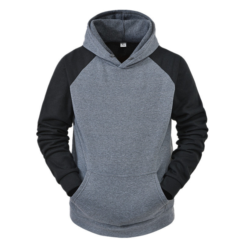 Moletom com capuz casual masculino para outono e inverno.