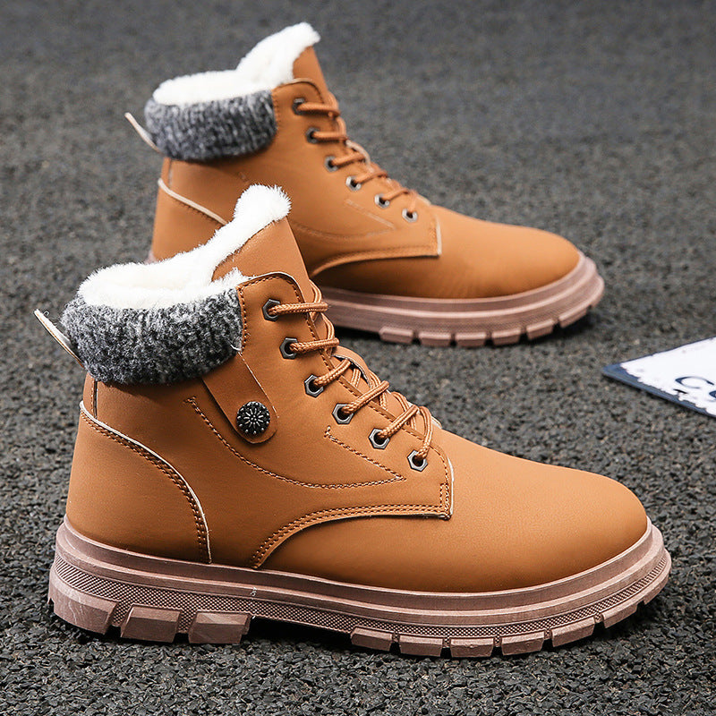 Botas Martin de algodão botas curtas