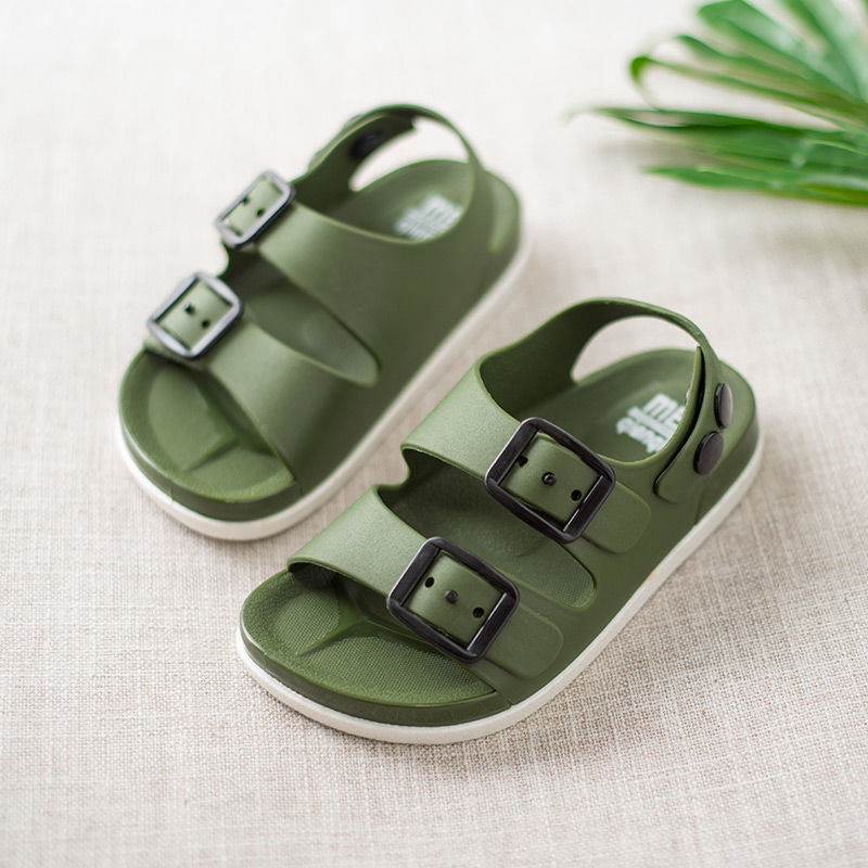 Sapatos de praia de plástico antiderrapantes para crianças estilo britânico