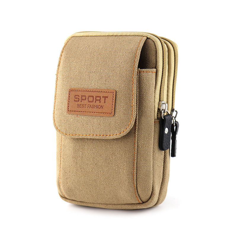 Bolsa de lona multifuncional para pendurar celular
