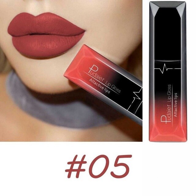 Maquiagem matte batom gloss labial matte