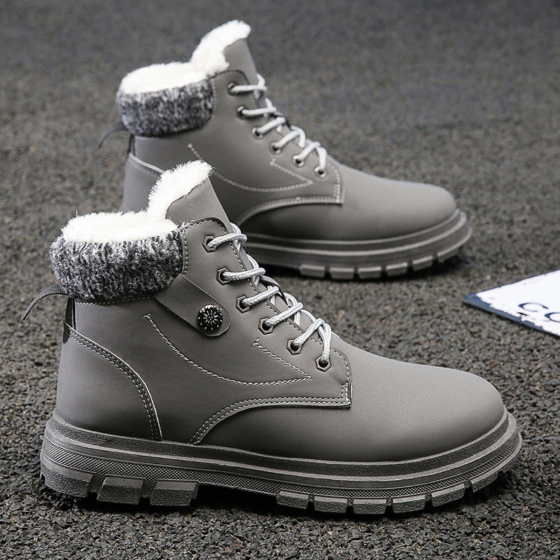 Botas Martin de algodão botas curtas
