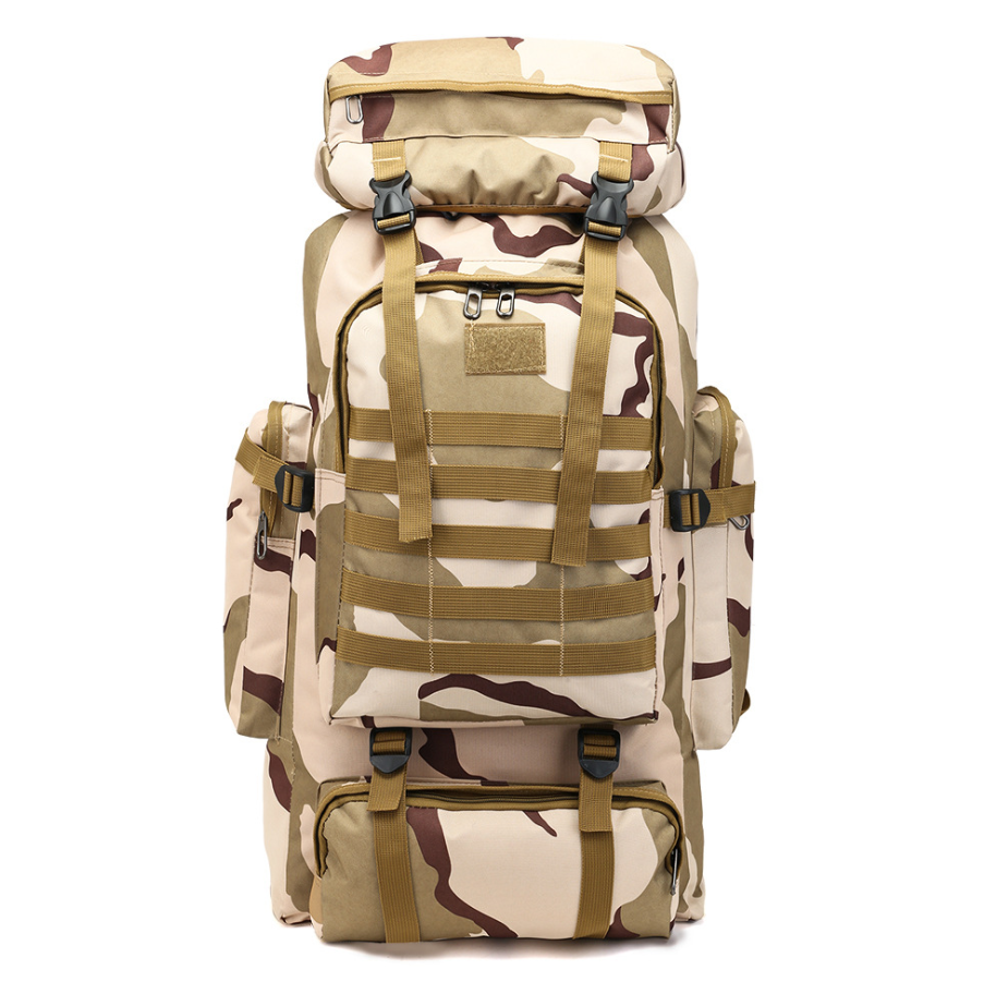 Mochila camuflada bolsa de montanhismo