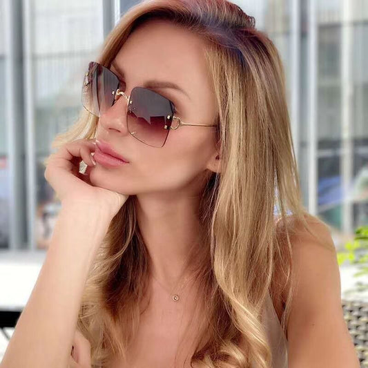 Gafas de sol con montura sin montura