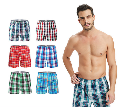 Cuecas boxer masculinas, cuecas grandes masculinas, calças de praia