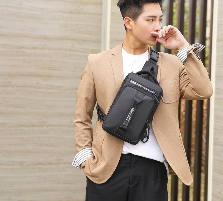 Bolsa de peito casual bolsa mensageiro para atividades ao ar livre