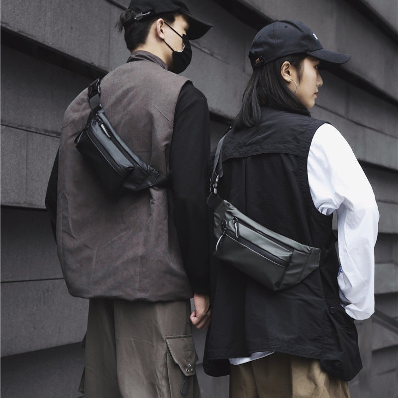 Bolsa crossbody multifuncional com um ombro