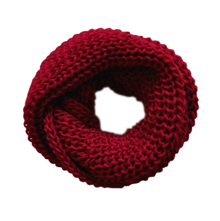 Cachecol feminino acolchoado com capuz, quente e à prova de frio