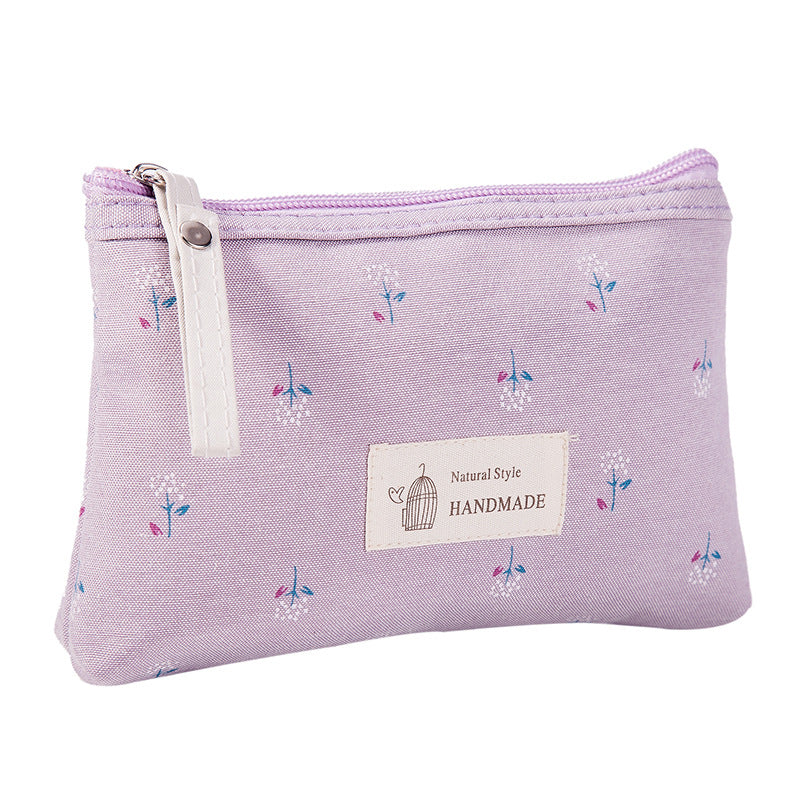 Bolsa de cosméticos impermeável de lona