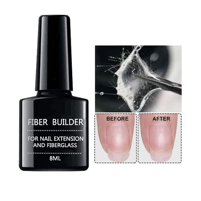 Fiber Bulider Gel para unhas Construção rápida Reparo Unhas quebradas Soak Off Gel UV