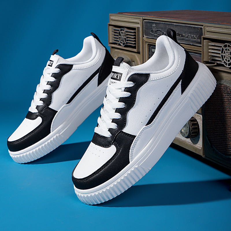 Sapatos brancos versáteis respiráveis ​​estilo coreano para estudantes