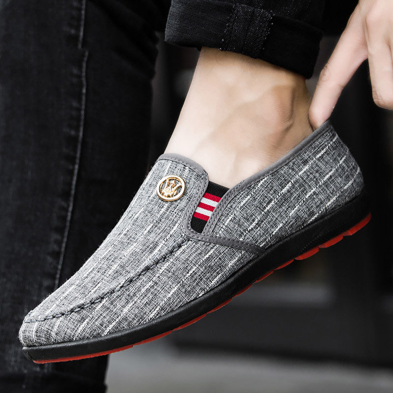 Sapatos masculinos de pano de Pequim antigo