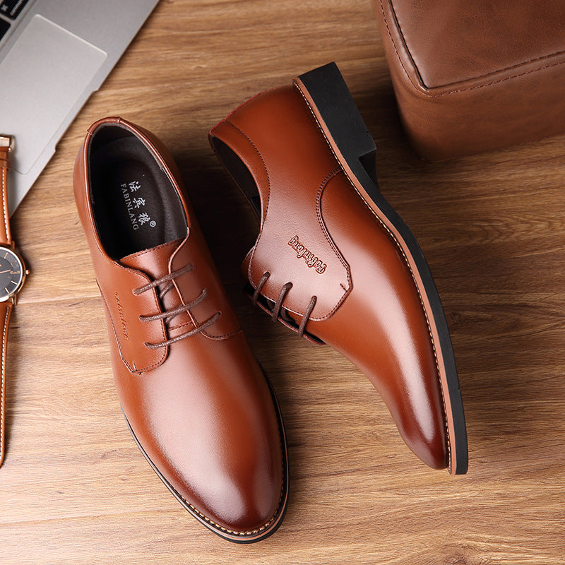 Sapatos de couro masculinos