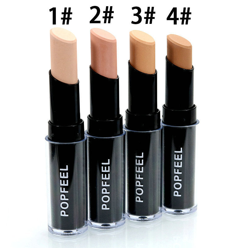 Corretivo de cabeça única de 4 cores, caneta de bicho-da-seda