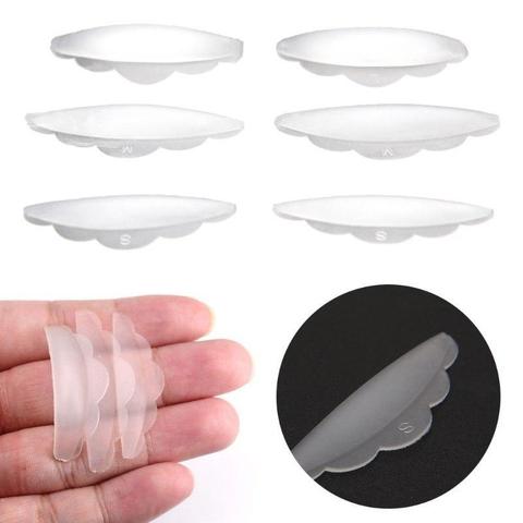 Almofadas de silicone para proteção de cílios