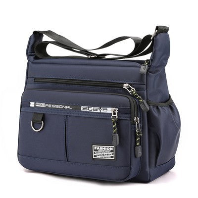 Bolsa de ombro grande capacidade com vários bolsos crossbody
