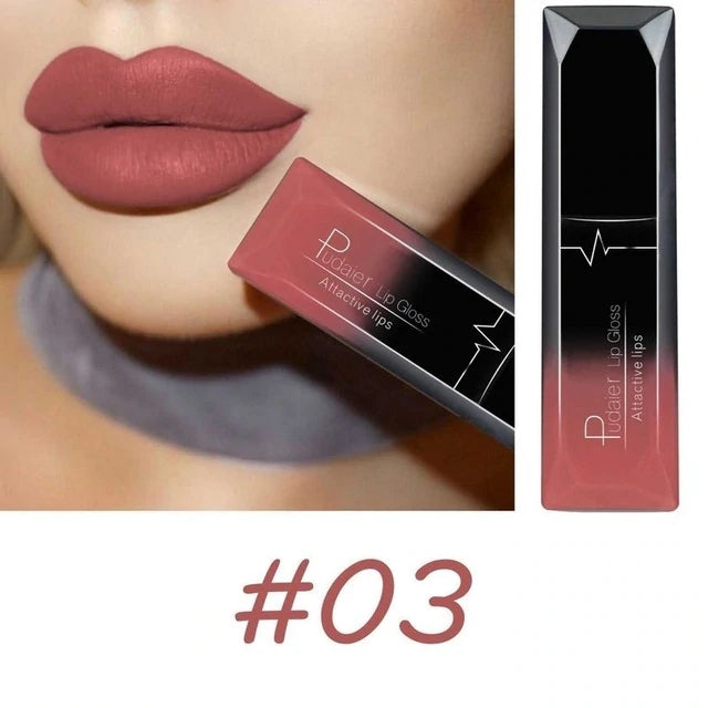 Maquiagem matte batom gloss labial matte