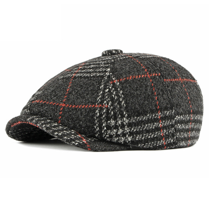Chapéu de pintor de inverno masculino para atividades ao ar livre