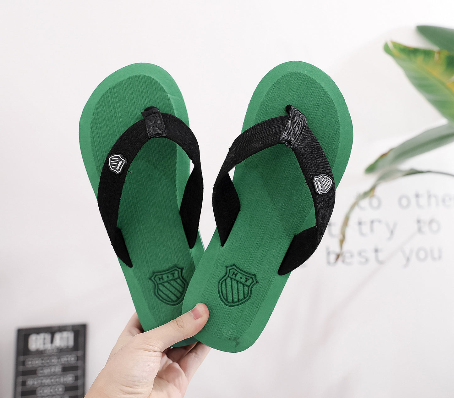 Chinelos de verão masculinos Xiaobei mesmo estilo chinelos de lazer sapatos de praia transfronteiriços sandálias masculinas