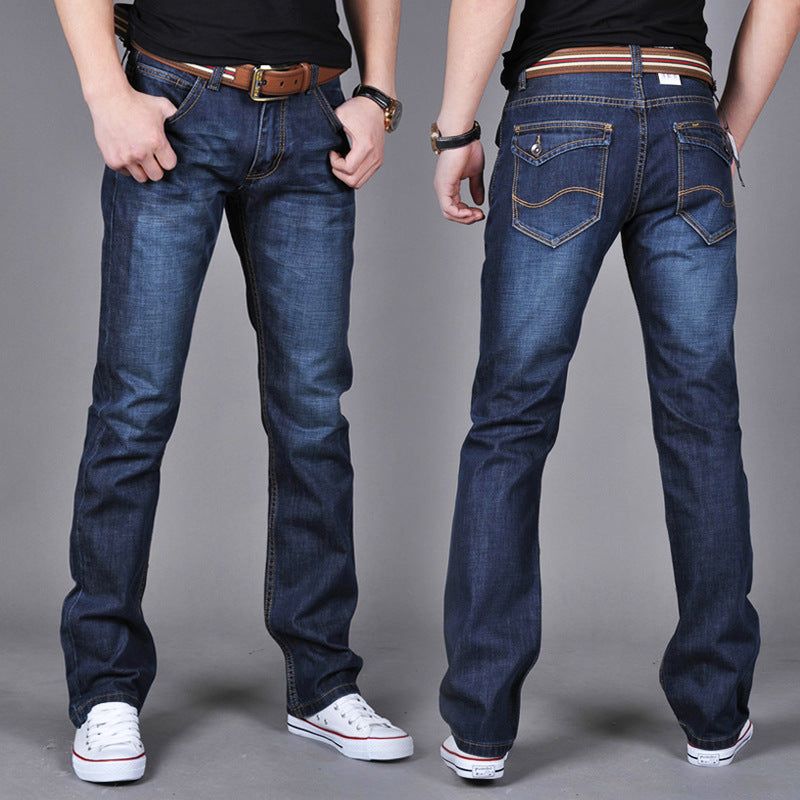Explosivo Outono Inverno Novo Jeans Slim Masculino