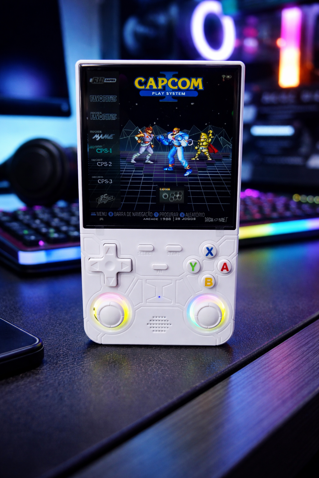 R36 Ultra 2025 Open Source R36S Video Game Console Linux System 4.0 Inch IPS Screen  Portable Pocket Video Player 64G best Games