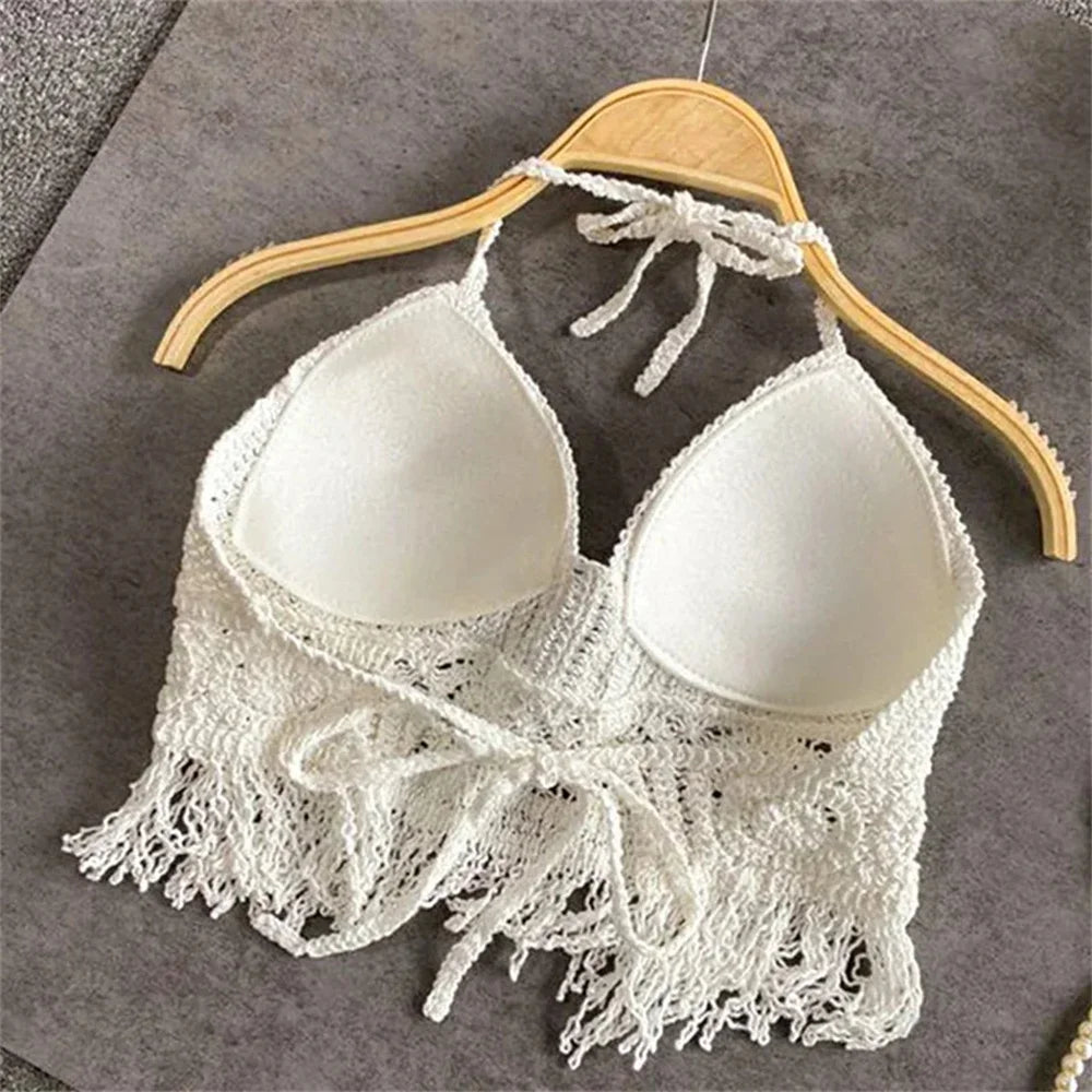 Boho vibes with a modern twist — the perfect crochet top for sun-soaked days and summer nights.