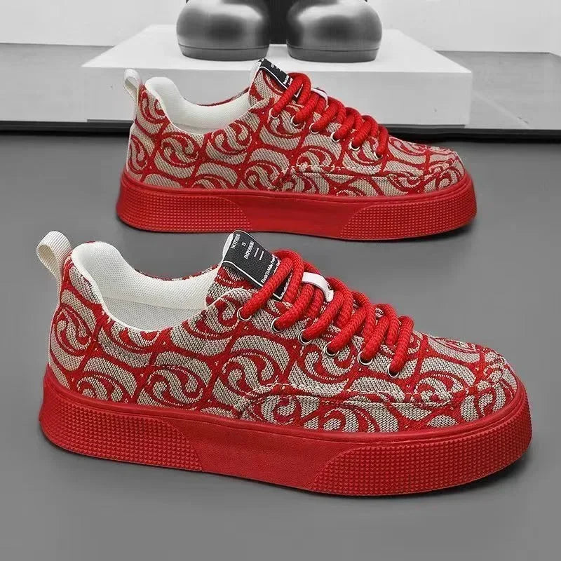 "2025 Men's Canvas Sneakers – Stylish, Durable, Non-slip."