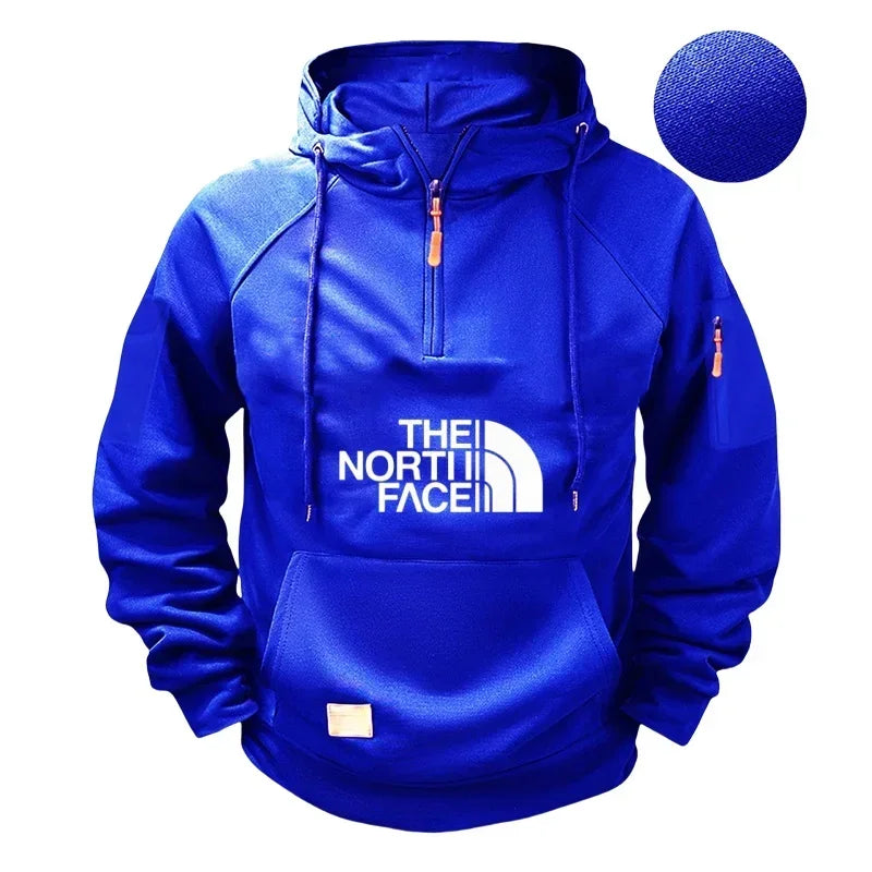 Men’s casual long-sleeve hooded sweatshirt. Comfortable, sporty, and stylish — perfect for autumn and winter.