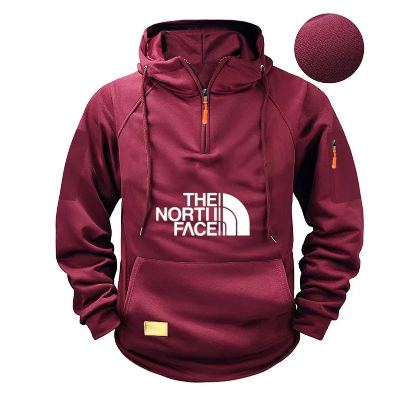 Men’s casual long-sleeve hooded sweatshirt. Comfortable, sporty, and stylish — perfect for autumn and winter.