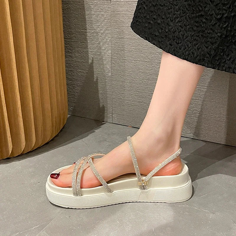 Women’s Sandals | Casual Gladiator Platform Beach Shoes
